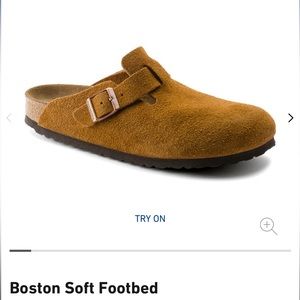 **SOLD*** Birkenstock Boston Soft Footbed Suede Leather Color MINK
